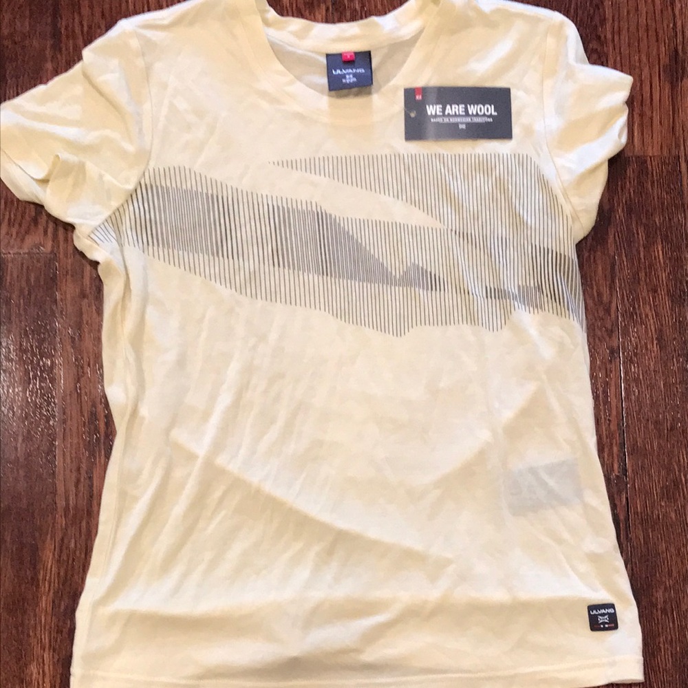 Cream and Gray Fitted Polo T-Shirt Short Sleeve